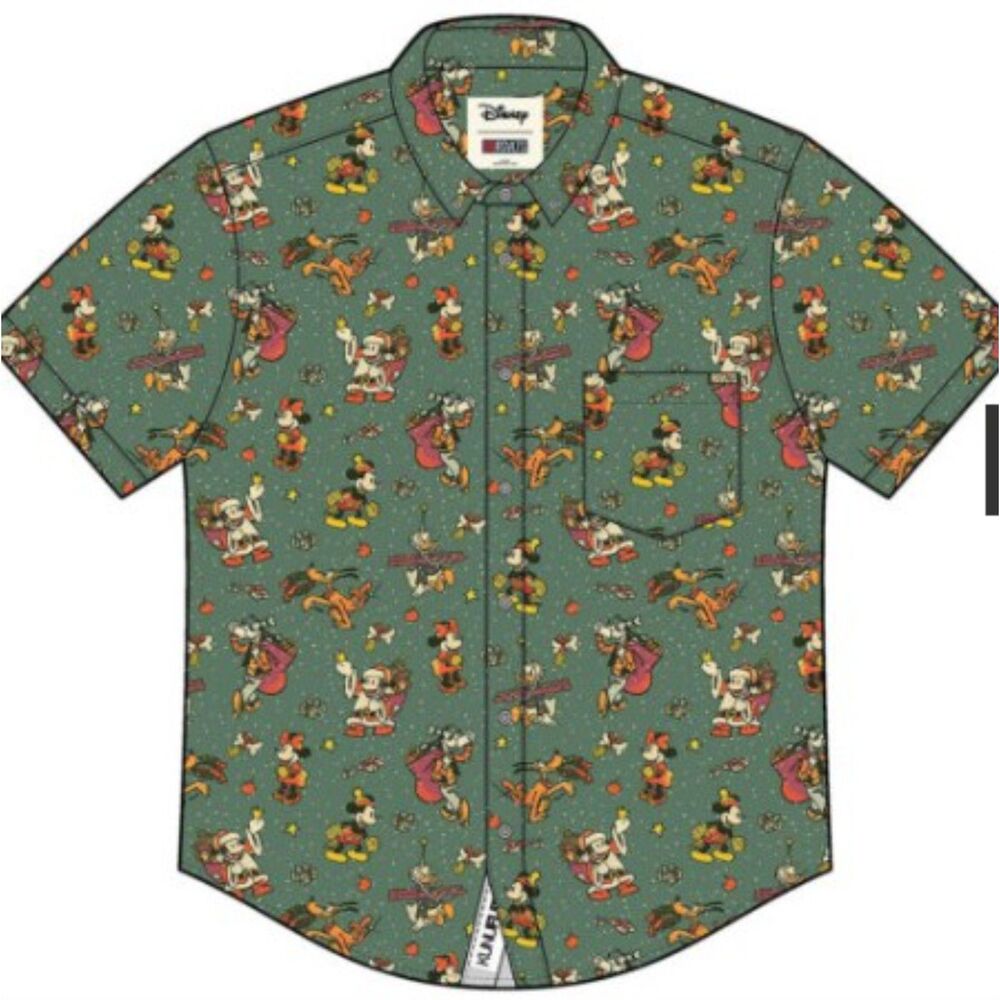 RSVLTS 3XL Mens Disney A Very Vintage Christmas Jolly Holiday D23 Exclusive NWT - Picture 3 of 3